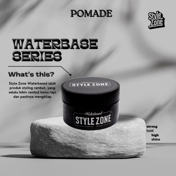 Style Zone Pomade (Waterbased) Hair Style Pria